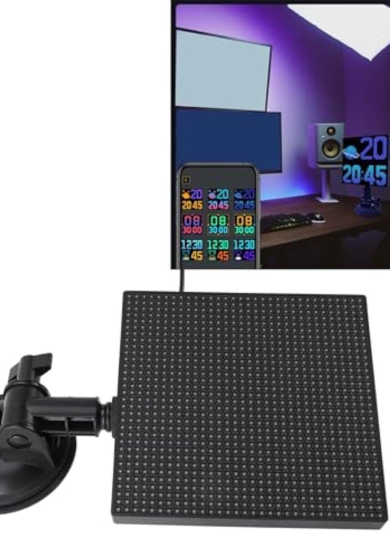 شاشة إضاءة LED تزيينية للزجاج الخلفي للسيارة - تحكم ذكي عبر التطبيق - Image 4