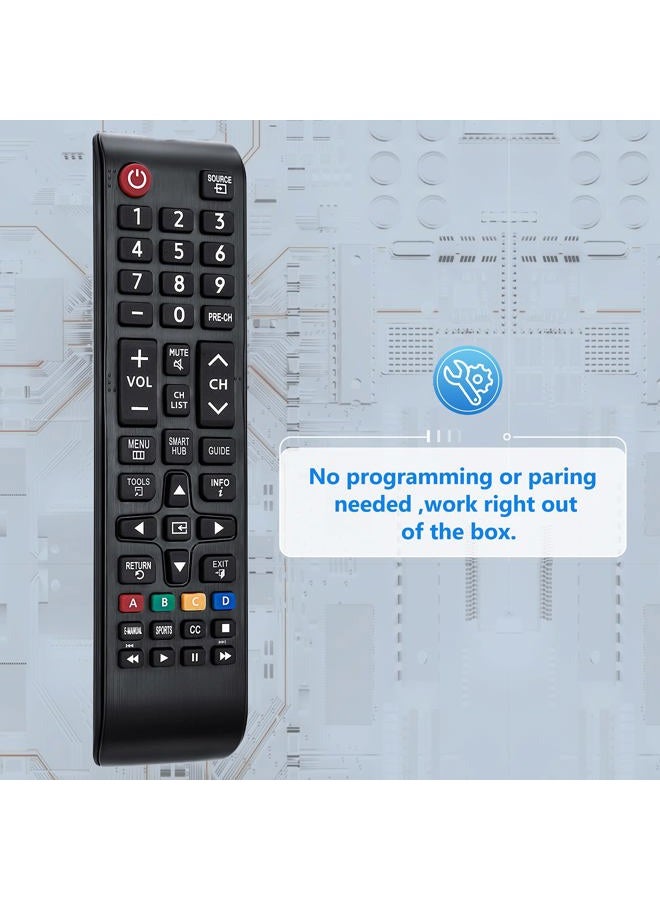 Angrox Universal Remote Control for Samsung-TV-Remote All Samsung LCD LED HDTV 3D Smart TVs Models - Image 4
