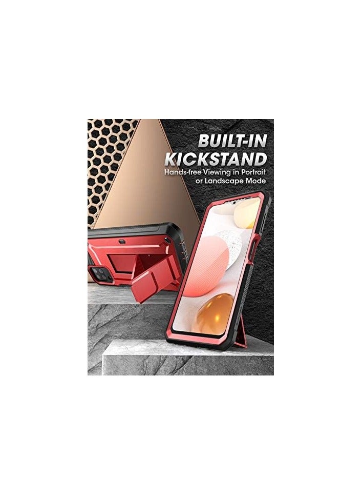 سوبكيس حافظة سلسلة SUPCASE Unicorn Beetle Pro مصممة لهاتف Galaxy A12 (إصدار 2021)، حافظة متينة مع واقي شاشة مدمج - رودي - Image 3