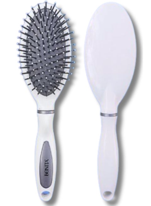 Oval Hair Brush - White Color