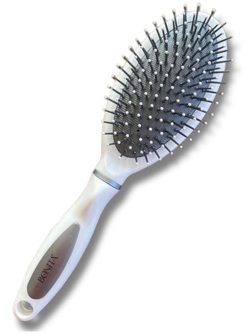 Bonita Oval Hair Brush - White Color - Image 3