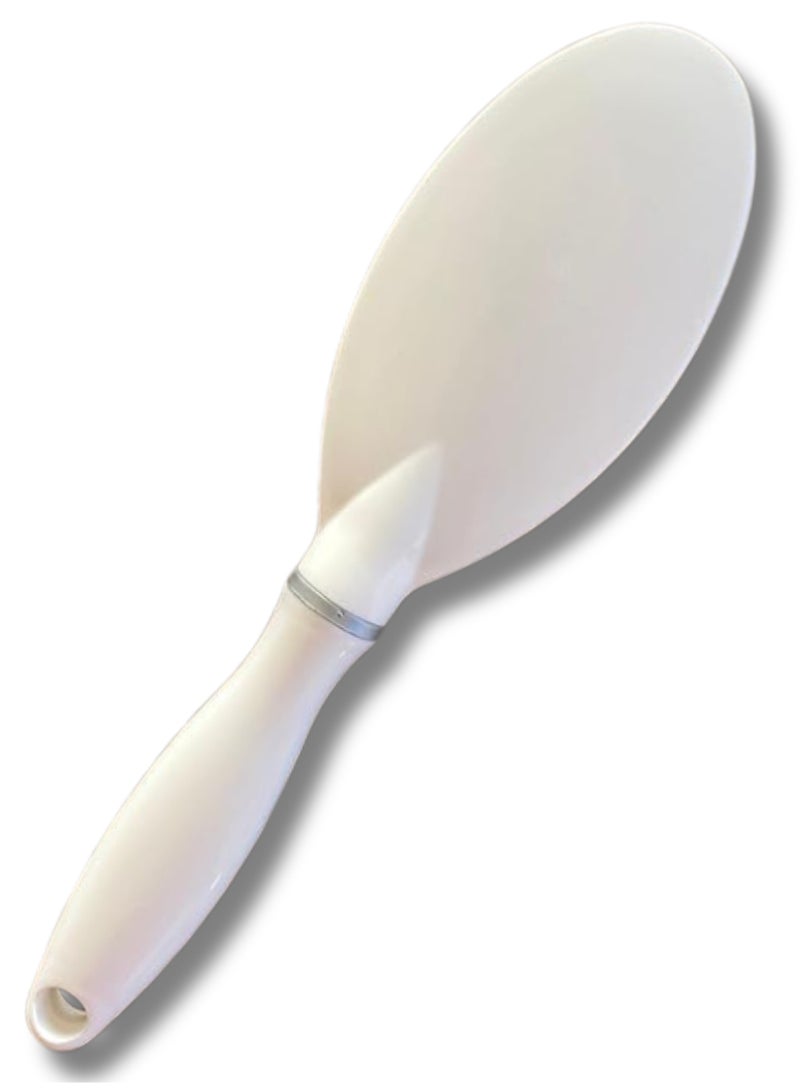 Bonita Oval Hair Brush - White Color - Image 4