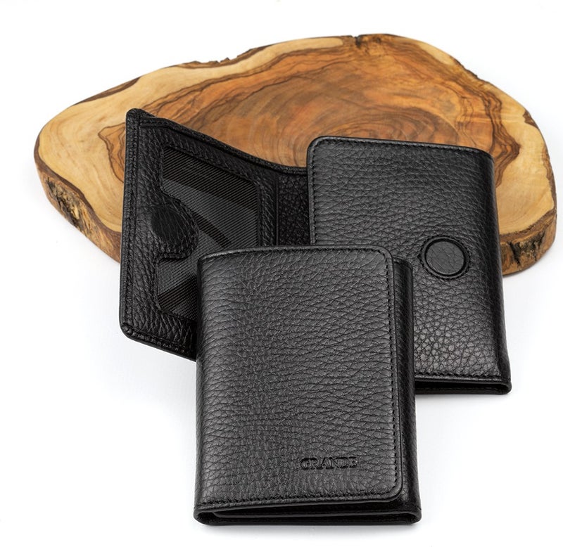 Grande 1414 Leather Magnetic Men's Wallet (with lighter gift)  - Image 3