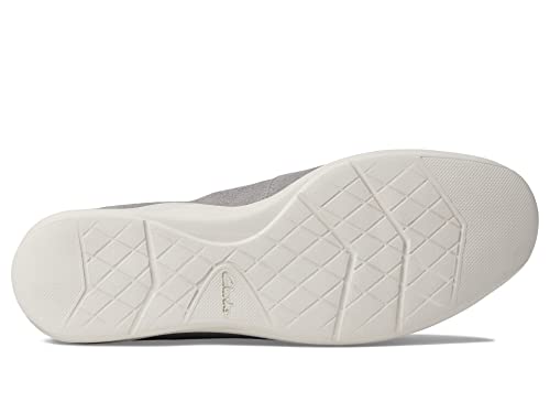 Clarks Men's Gorwin Step Loafer, Grey Suede, 7 Wide - Image 4