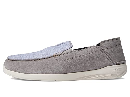 Clarks Men's Gorwin Step Loafer, Grey Suede, 7 Wide - Image 5