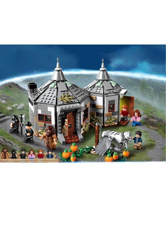 Harry Potter Hagrid's Hut Building Blocks Collectible Display Toy for Fans Gift Home Desktop Decoration - Image 1