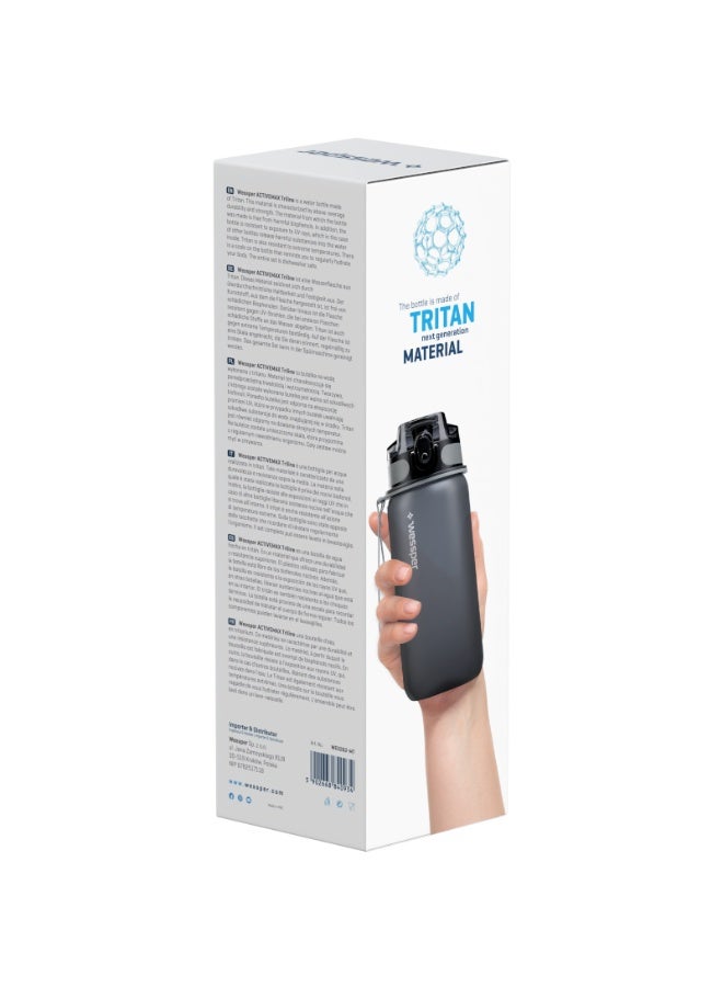 زجاجة مياه ويسبر ActiveMax Triline سعة 500 مل – أنثراسايت (مطفي) - Image 2