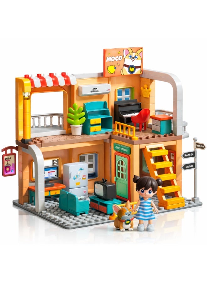 FEELO Genius Architect Building House Set 152 Pieces | Creative Educational Construction Toy for Kids 3+ Years - Image 1
