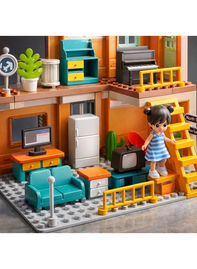 FEELO Genius Architect Building House Set 152 Pieces | Creative Educational Construction Toy for Kids 3+ Years - Image 4