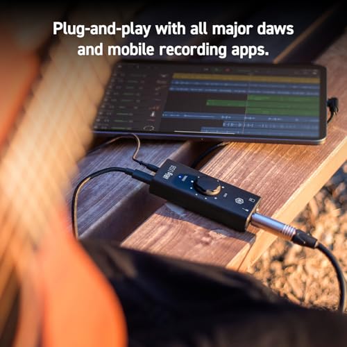 IK Multimedia iRig USB Guitar Audio Interface - 24-bit 48 kHz Music Recording Studio Equipment Include USB C Cable For iPad, Mac And PC, Guitar Accessories, Recording Device - Image 5