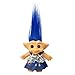 Yintlilocn Vintage Troll Dolls Retro Vintage Doll Chromatic Adorable for Collections School Project Arts and Crafts Party Favors 75 TallInclude The Length of Hair Dark Blue - Image 2