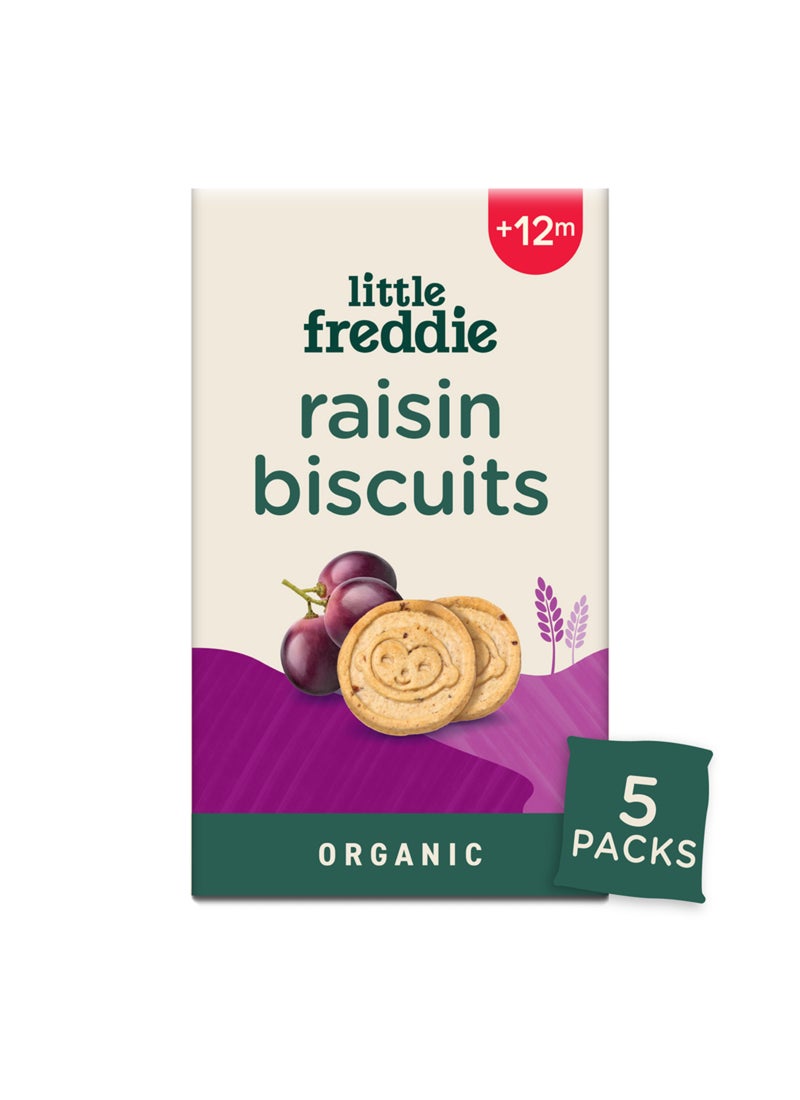 LITTLE FREDDIE Organic Raisin Biscuits (12+ Months) 100g - Image 1