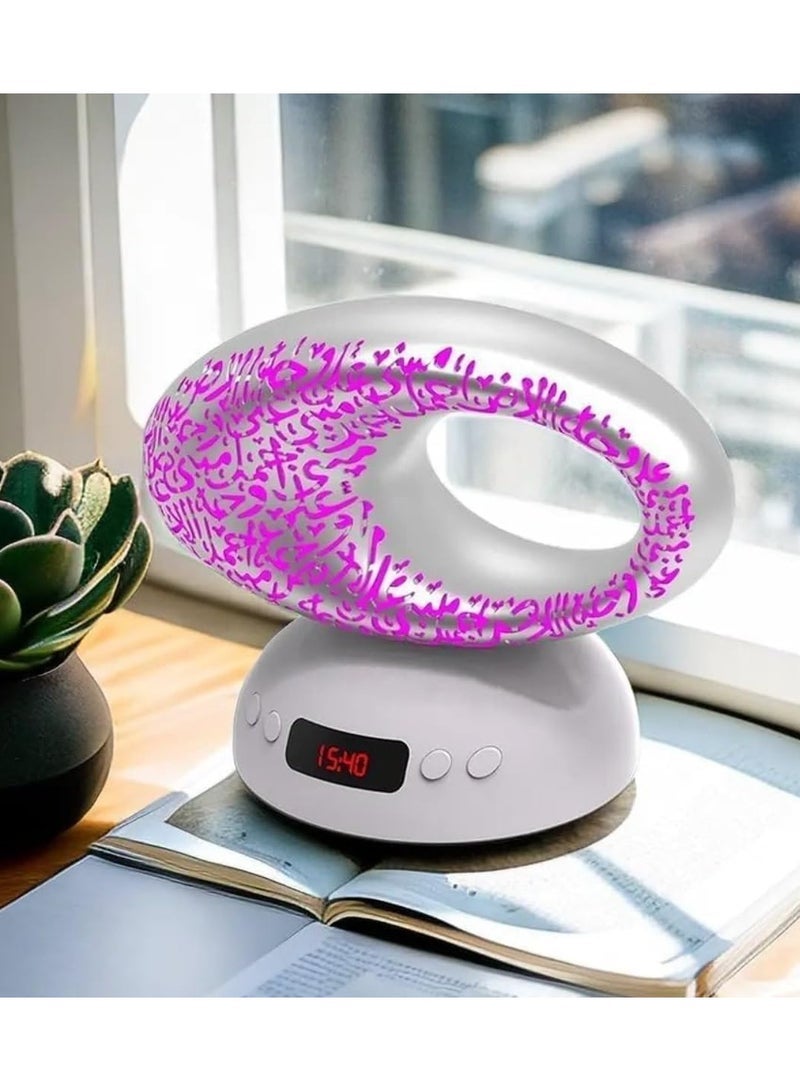 ELTRAZONE Transform Your Spiritual Experience Museum of the Future Digital Quran Speaker - Wireless LED, Azan Clock, App Control Immersive Quranic Verses, Seamless Connectivity for Modern Muslims  - Image 1