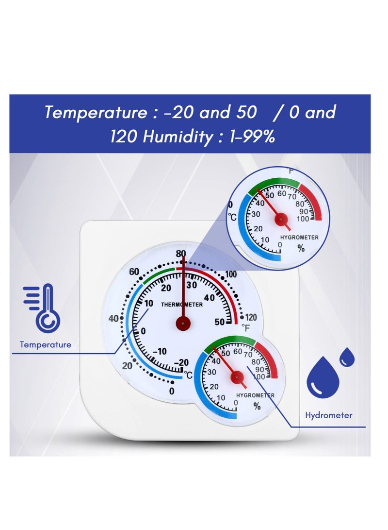 Excefore Indoor Thermometer and Humidity Gauge, Indoor Mini Thermometer Hygrometer, with Temperature and Humidity Monitor Room Thermometer, for Home, Room, Kitchen, Patio, Planting Room (6 Pcs) - Image 3
