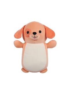 Squishmallows 14 inch Large Plush Drella Peach Dog Hugmee Officially Licensed Kellytoy Plush Toy Colorful Soft Gift for Kids Girls & Boys Washable Squishy Stuff Toy Multicolor All Age  - Image 1
