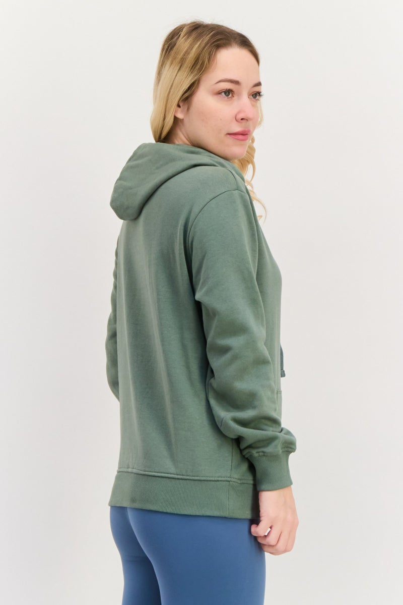 SKECHERS Women Sportswear Fit Long Sleeves Outdoor Hoodie, Light Green  - Image 2