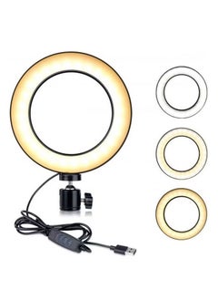Generic LED Ring Light for Photo and Video Shooting - Model DX-260 - 26 cm Diameter - Adjustable Lighting  - Image 2