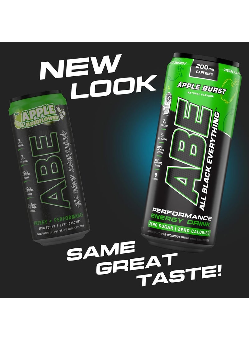 أبلايد نيوتريشن مشروب أبتيميت بري وورك آوت إنرجي بنكهة أببل بيرست 330 مل، عبوة 12 قطعة - Image 2