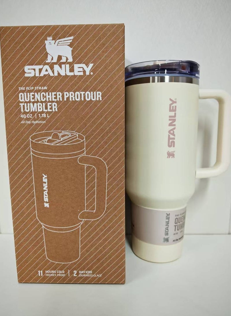 Stanley Quencher H2.0 FlowState Stainless Steel Vacuum Insulated Tumbler with Lid and Straw for Water, Iced Tea or Coffee, Smoothie and More, 40 oz - Image 2