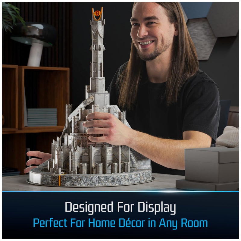4D Build, Lord of The Rings Barad-Dur Eye of Sauron 3D Model Kit, Lord of The Rings Collectibles & Desk DÃ©cor, Adult Puzzle, Building Toys, 204 Pieces, 3D Puzzles, Gift Ideas for Ages 12 & Up - Image 5