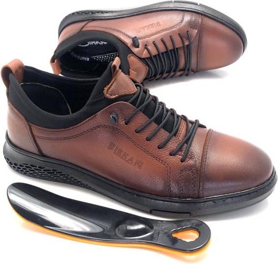 Derilax Birkan Genuine Leather Fully Orthopedic Winter Men's Shoes  - Image 1