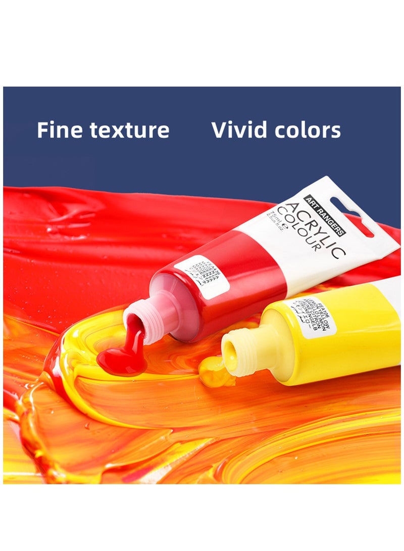 ART RANGERS أنبوب طلاء أكريليك 75 مل، محتوى أزرق فثالو - Image 3