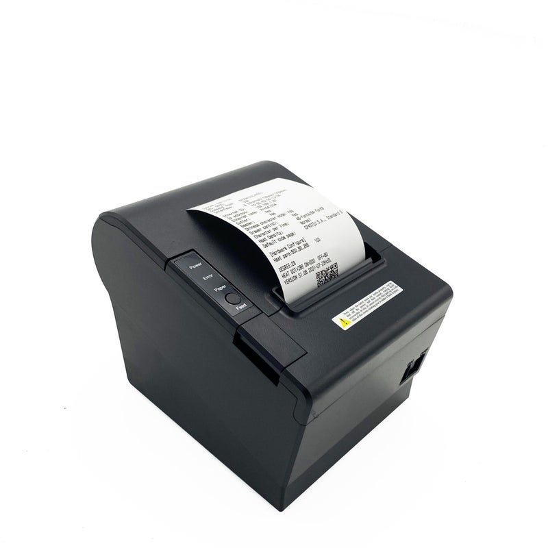 80Mm Large Gear Automatic Paper Cutting Thermal Printer Shopping Mall Supermarket Takeout Order Usb + Network Port Small Receipt Machine - Image 1
