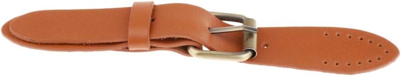 klarako Bag Fastener Buckles Replacement Strap Repair Accessory Antique Brass Metal Look Sew on Leather Buckle Closure - Brown, 16.5cm/6.49inch - Image 1