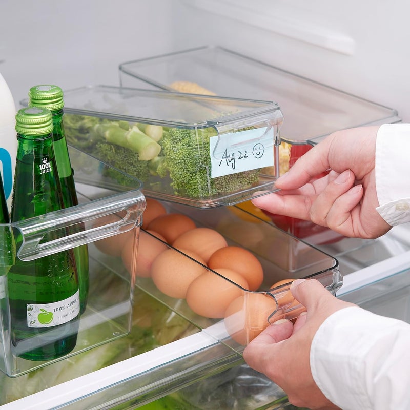 BS Case Ikeaa Storage box for fridge transparent 32x10x8 cm 13x4x3 - Image 3
