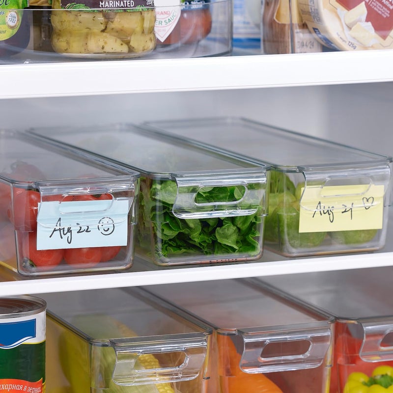 BS Case Ikeaa Storage box for fridge transparent 32x10x8 cm 13x4x3 - Image 4