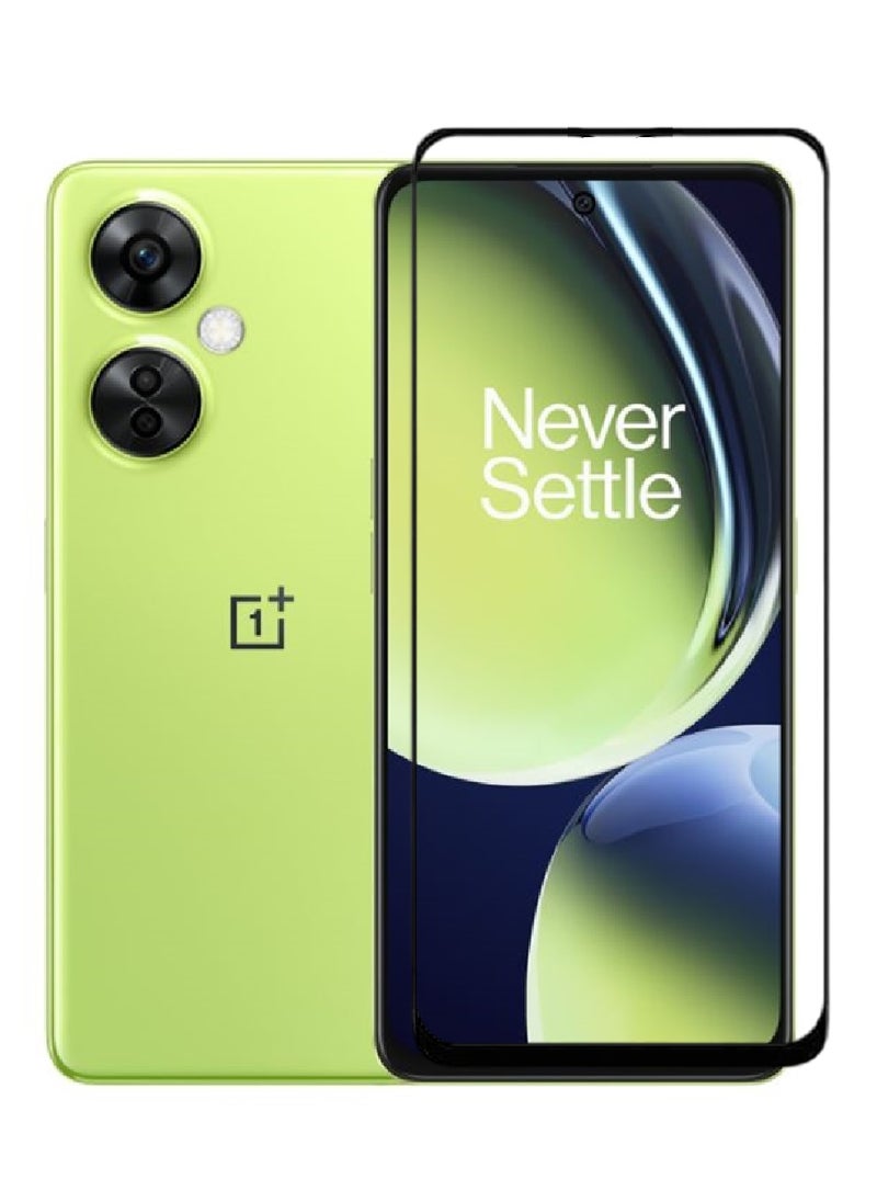 AINA Tempered Glass Screen Protector 5D Designed For OnePlus Nord CE 3 Lite Full Glue Edge to Edge Full Screen Coverage And Bubble Free - Image 1