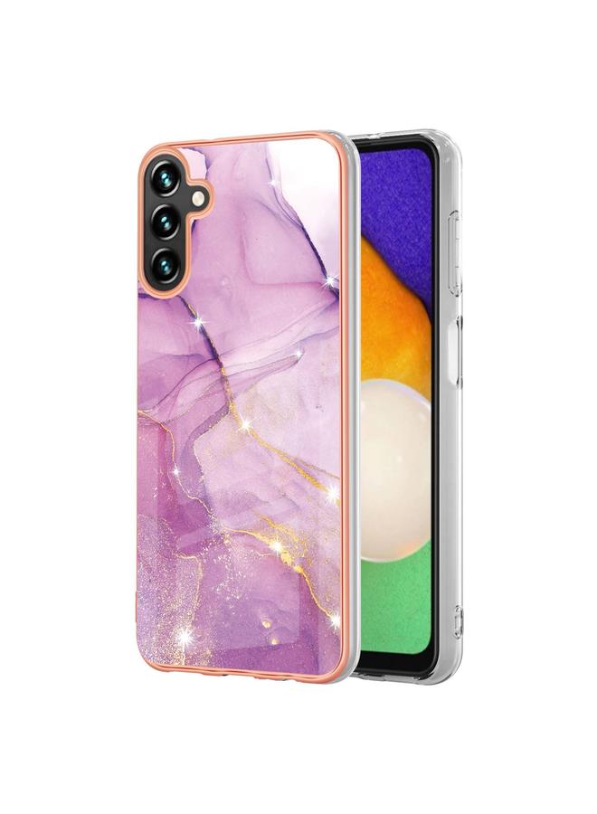 إيروريكس جراب لهاتف Samsung Galaxy A54 5G مصنوع من مادة TPU IMD مطلية بالرخام الكهربائي - Image 1