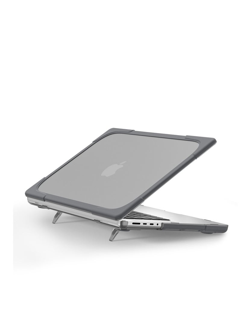 GULFLINK GULFLINK Hard Shell Case Cover with Kickstand Shockproof Function for MacBook Pro (A2442) 2021 14.2inch  - Image 4