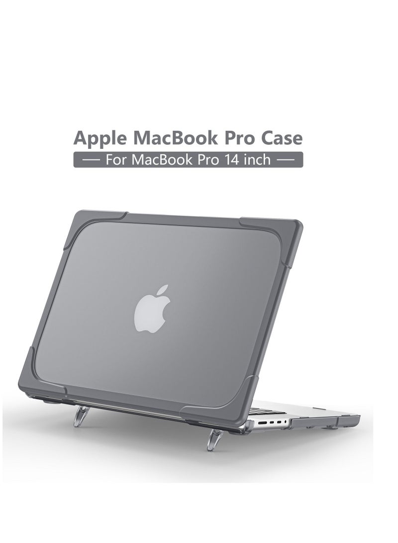 GULFLINK GULFLINK Hard Shell Case Cover with Kickstand Shockproof Function for MacBook Pro (A2442) 2021 14.2inch  - Image 1
