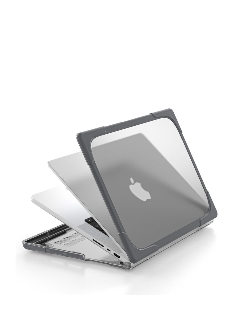GULFLINK GULFLINK Hard Shell Case Cover with Kickstand Shockproof Function for MacBook Pro (A2442) 2021 14.2inch  - Image 2