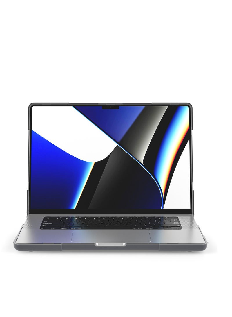 GULFLINK GULFLINK Hard Shell Case Cover with Kickstand Shockproof Function for MacBook Pro (A2442) 2021 14.2inch  - Image 5