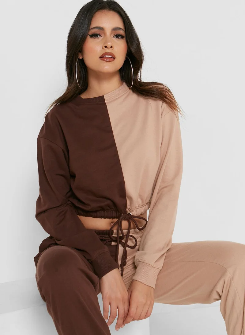 Missguided Colorblock Sweater