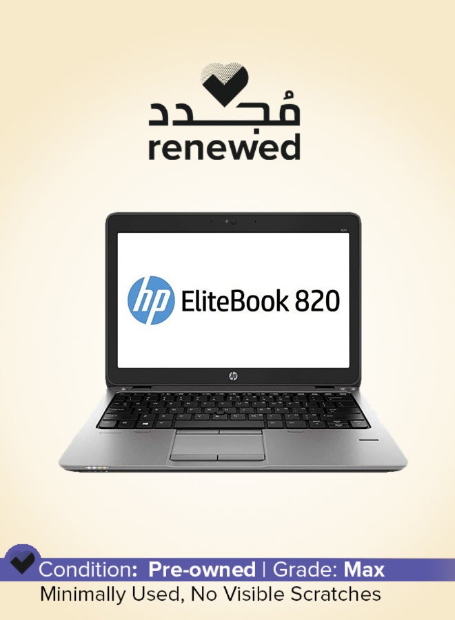 HP مجدد - EliteBook 820 G3 مع شاشة HD بحجم 12.5 بوصة، معالج Core i7/الجيل السادس/ذاكرة RAM سعة 8GB/قرص SSD سعة 256GB/رسومات Intel HD/Windows 10 Pro - Image 1