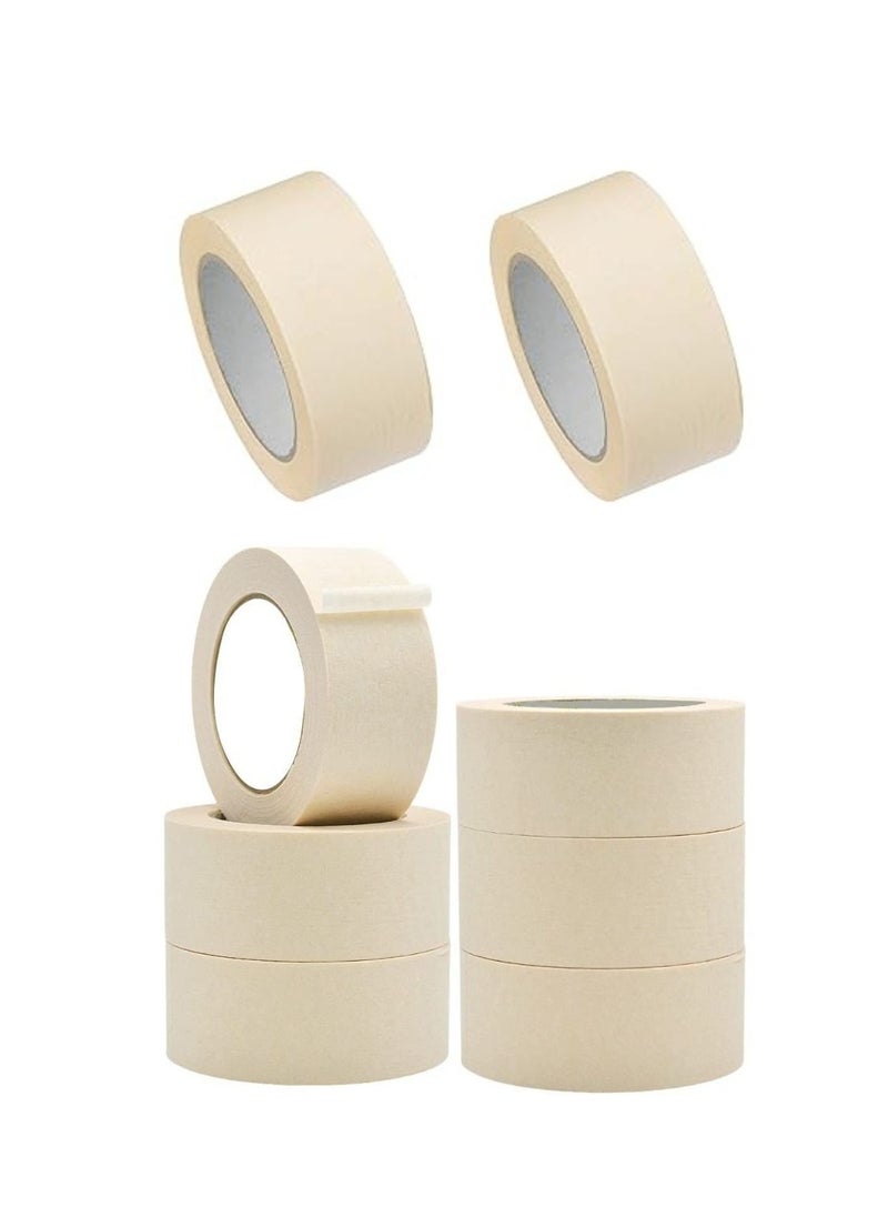 Libra Heavy Duty Masking Tape (Ivory 3in x 30 Yard) Pack of 8  - Image 1