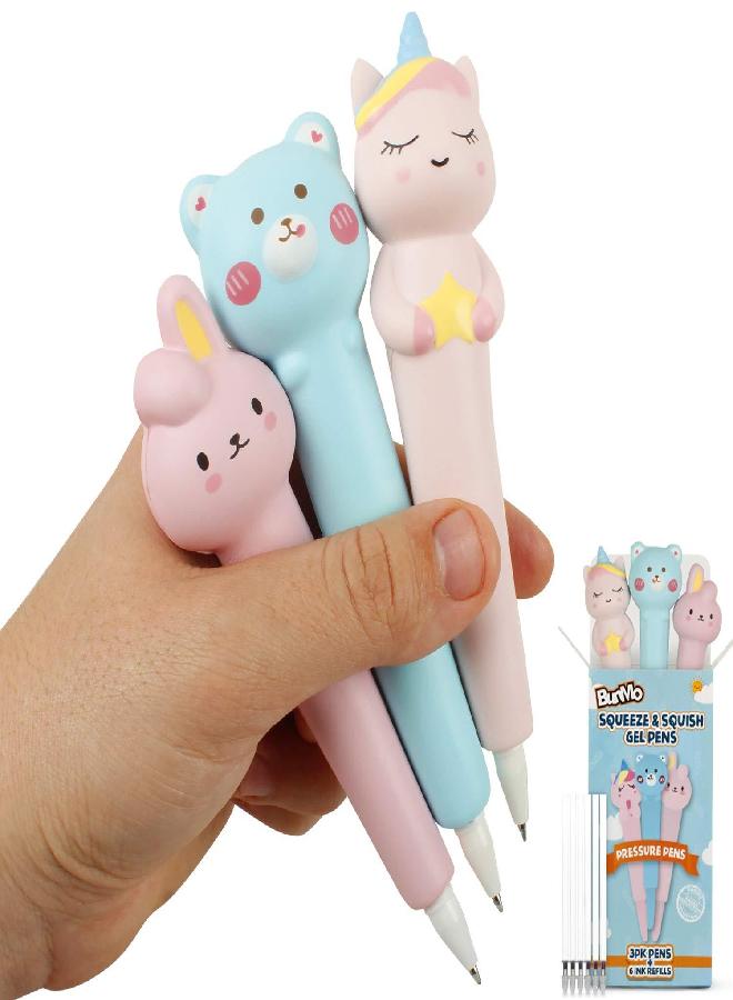 BUNMO Cute Gel Pens for Kids & Adults - Pastel Colors, Fine Point, Smooth Writing, Journaling, School, Office, Multi-Pack Set, Fun Creative Stationery - Image 1