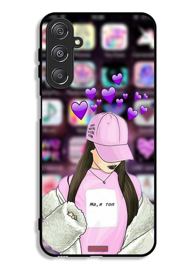Tolwak Samsung Galaxy M34 5G Protective Case Cover Anti Social Club  - Image 1