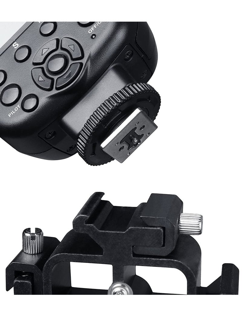 SYOSI - Shoe Mounts Camera Hot Shoe Lamp Holder Flash Base Live Broadcast Bracket Multi function Standard One turn Three Camera Shoe Mount Tripod Screw Adapter Shoe Mount for DSLR Camera Rig 1Pcs - Image 1