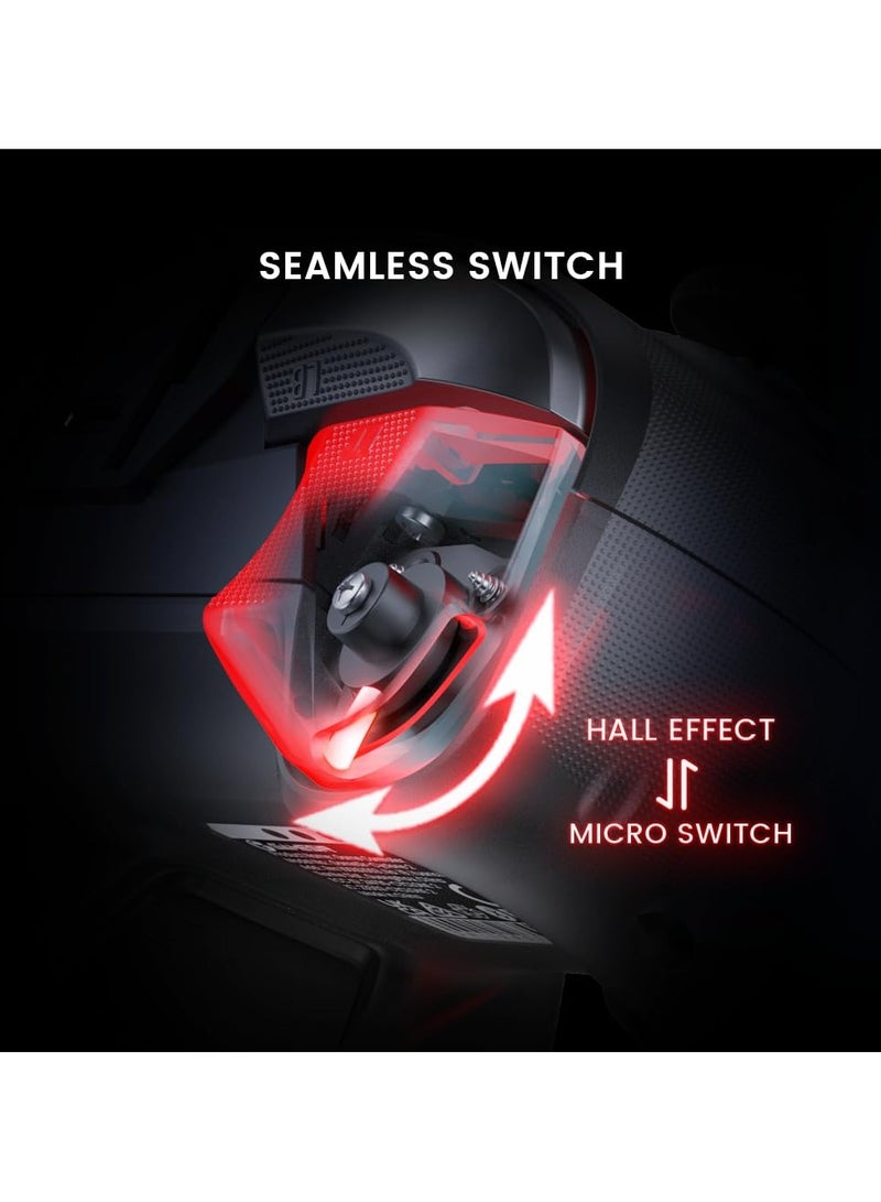 Professional Gamepad GameSir Cyclone 2 Wireless Game Controller for Steam Switch Android iOS PC with RGB Lamp Audio Hall Linear Trigger and Micro Trigger Switch Six-Axis Gyroscope Battery Capacity 860mAh White