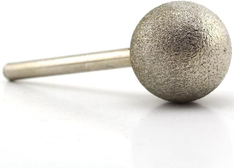 Jingling 25 مم 1 بوصة رأس كروي بت طحن الماس بت دائري كروي بت دوار حبيبات 80 أدوات نحت الحجر 1/4" ملحق لشركة بوش، ديوالت، ماكيتا - Image 1