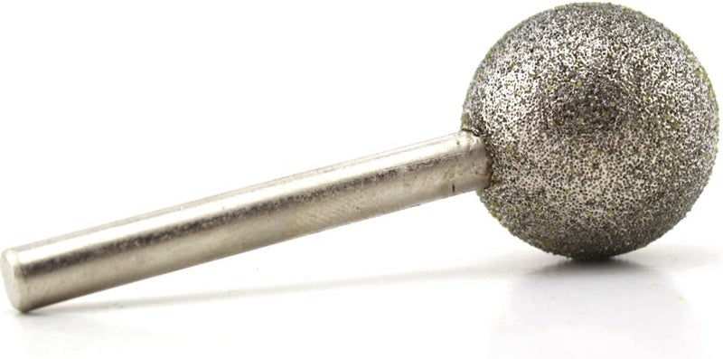 Jingling 25 مم 1 بوصة رأس كروي بت طحن الماس بت دائري كروي بت دوار حبيبات 80 أدوات نحت الحجر 1/4" ملحق لشركة بوش، ديوالت، ماكيتا - Image 2
