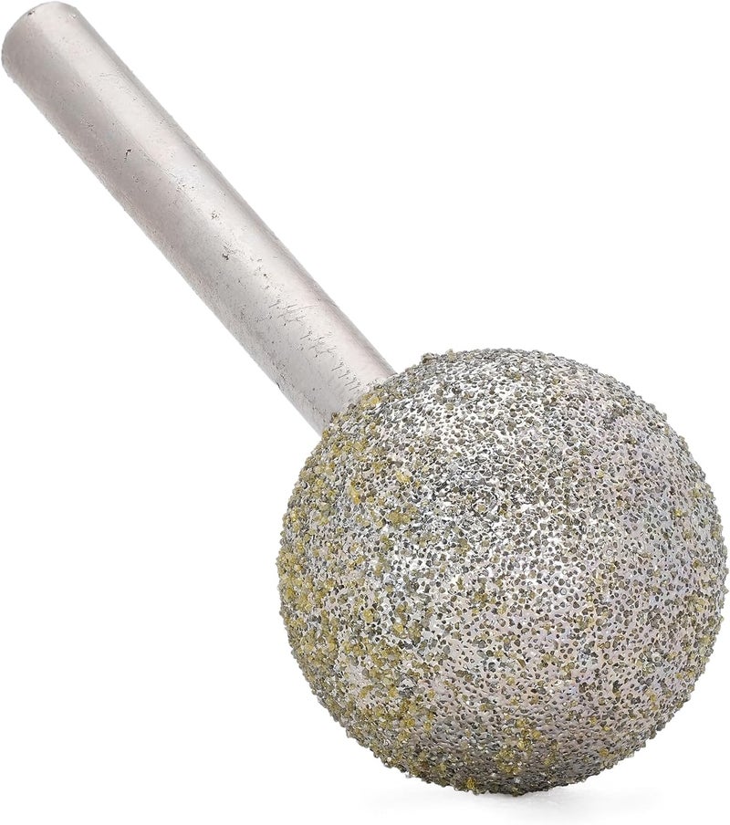 Jingling 25 مم 1 بوصة رأس كروي بت طحن الماس بت دائري كروي بت دوار حبيبات 80 أدوات نحت الحجر 1/4" ملحق لشركة بوش، ديوالت، ماكيتا - Image 4