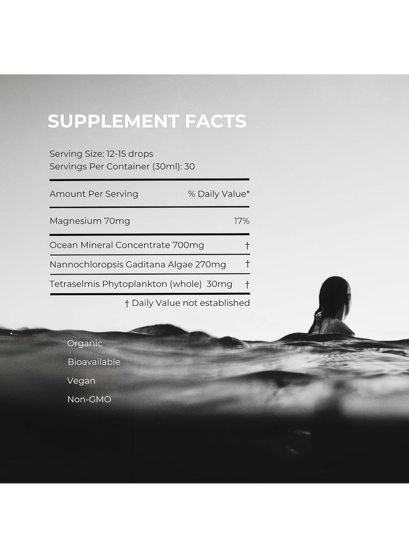activation Oceans Alive Pure Phytoplankton- Think + Energy- Ultimate Superfood- Like Rocket Fuel for Your Cells Contaminate Free, 30ml - Image 2