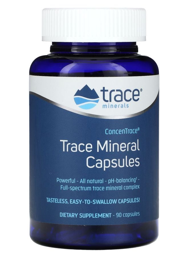 Trace Minerals ConcenTrace Trace Mineral Capsules 90 Capsules