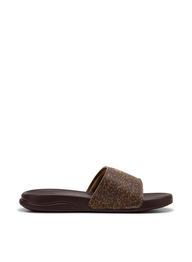 PUMA Women Popcat 20 Feline Logo Print Slides - Image 2