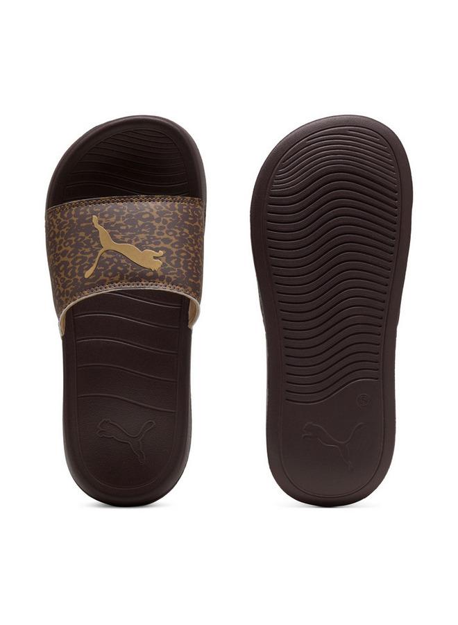 PUMA Women Popcat 20 Feline Logo Print Slides - Image 3